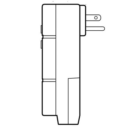 Leviton Circuit Interruptor Man Reset Plug Gfi 6594